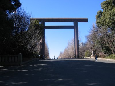 靖国神社　大鳥居(第一鳥居)　